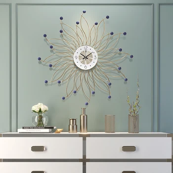 

big clock on the wall Nordic creative wall clock modern design mute clock restaurant home fashion decorative quartz clock 71cm