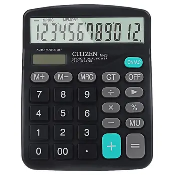 

Calculator, Standard Function Desktop Calculator Solar And Battery Powered