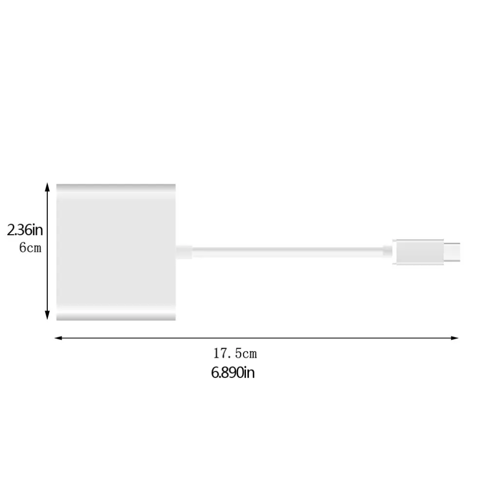 Многофункциональный 1 до 3 USB3.1 type-C конвертер портативный размер USB мама к type C папа type-C кабель адаптер