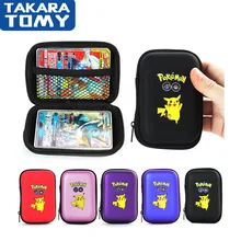 

NEW Pokemon Pikachu Game Cards 50 Capacity Storage Bag Holder Album Hard Case Book Earphone Box Toy Gifts