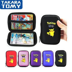 Tarjetas de juego Pokemon Pikachu, bolsa de almacenamiento con 50 capacidades, estuche rígido para álbum, caja para auriculares, regalos de juguetes, novedad