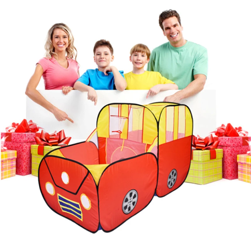 Складные детские игрушки, палатка, детская баскетбольная игрушка, палатка в форме автомобиля, мягкий Экологический материал, складная детская игрушка, палатка, детские подарки