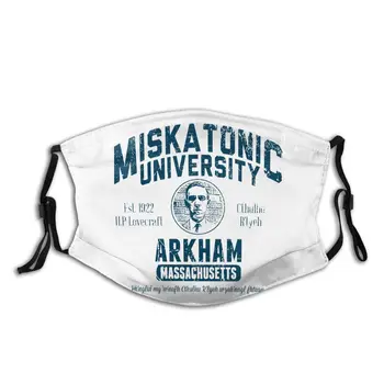 

Miskatonic University Arkham Reusable Mouth Face Mask Anti Haze Dust Protection Cover Respirator Muffle Mask with Filters