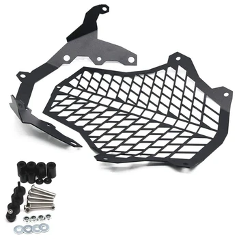 

NEW-1 Set of Motorcycle Headlight Grille Protective Cover for KTM Headlight Net