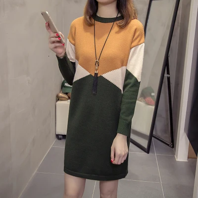 Fashion Maternity Dress Korean Knitted Maternity Nursing Sweaters Shirts Breast Feeding Clothes Pregnant Women Pregnancy Tops - Цвет: Khaki