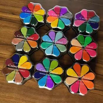 

Metal Color Petal Based Diy Ink Pad for Rubber Stamps Paper Scrapbooking Card Making