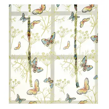 

Tie Up Sheer For Small Window Kitchen Short Sheer Curtains Roman Blinds Window Door Curtain Panel