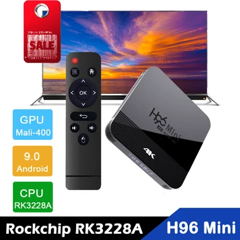 

H96 Mini H8 Android 9.0 TV Box Set top box 2G 16G Rockchip RK3328A 1080p 4K BT Wifi Google player Netflix H96Mini 1G8G Youtube