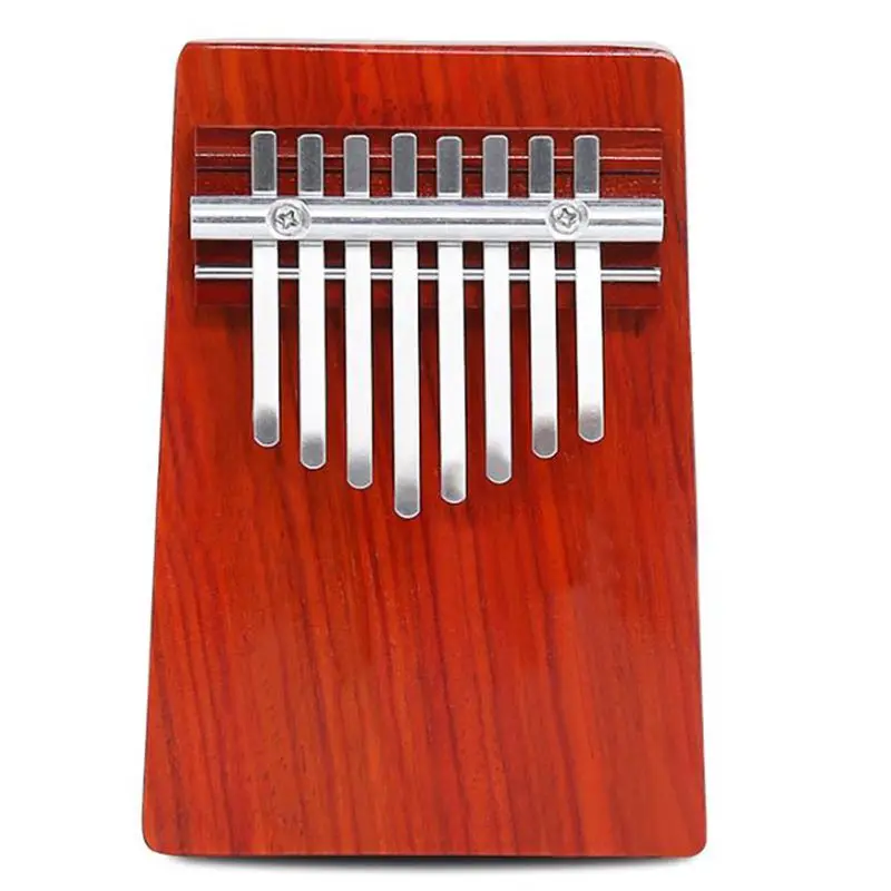 10 ключи палец калимба Mbira санза игрушечное пианино Портативный начинающих и закручивания крышек дой-клавиатура Marimba дерево музыкальный инструмент