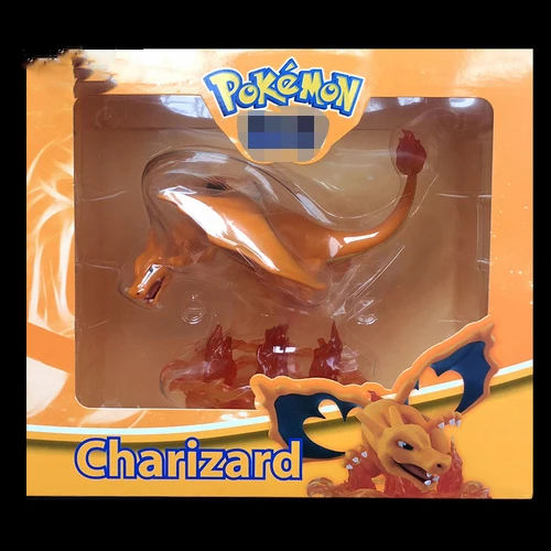 Takara Tomy Pokemon 3 стиль ПВХ Аниме фигурки Gengar Charizard Mewtwo мультфильм модель коллекция подарок - Цвет: penhuolong