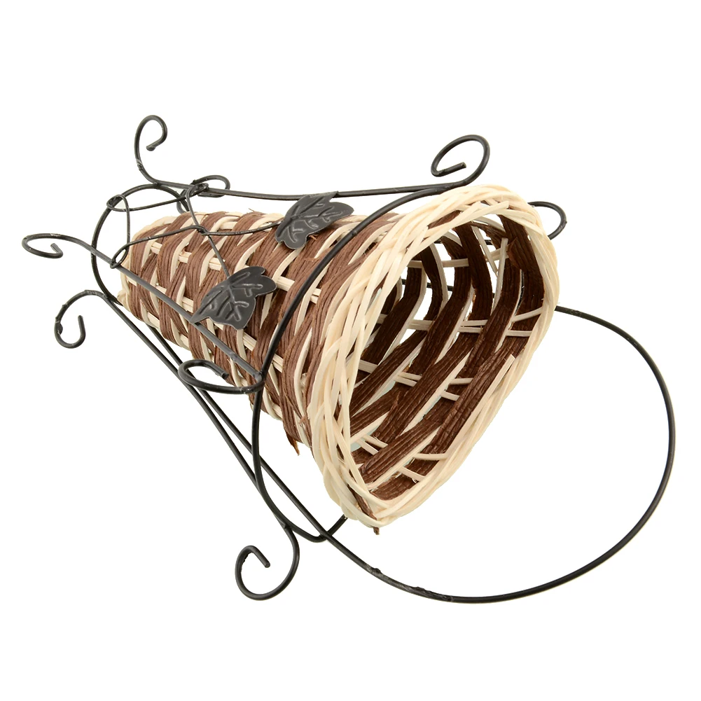 Vintage Weave Vine Wall Hanging Flower Basket Flower Arrangment Home Decor New