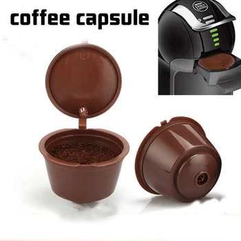 Cápsula de café Nespresso, cápsula de café nestle dolce gusto, cápsula de filtro de café reutilizable, capsula de café rellenable, 1/2/3 Uds.