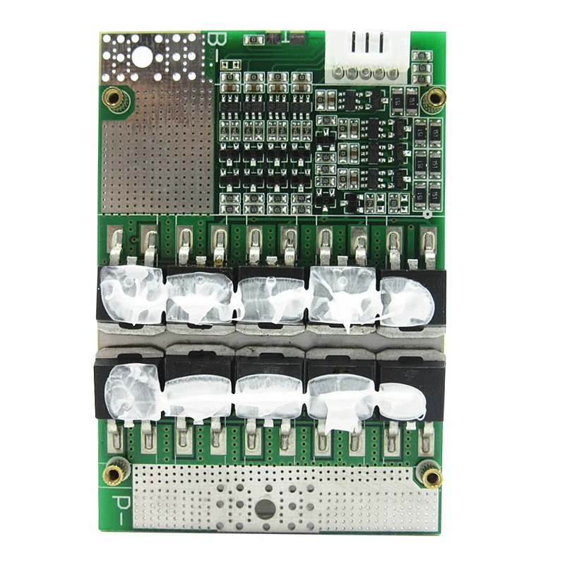 BMS 4S LiFePo4 14.8V 50A 100A 18650 Battery Lithium Lipo Protection Pack 3.2V BMS Balancing Balancer Equalizer Board Common Port
