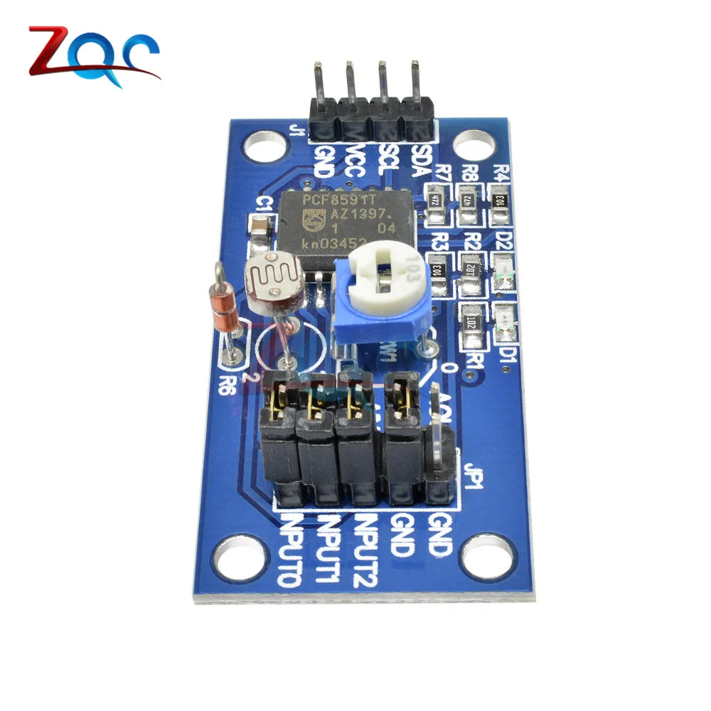 PCF8591 AD/DA преобразование цифрового преобразователя Аналоговый Цифровой модуль Umwandlung для Arduino Raspberry pi температуры освещения