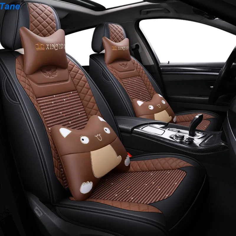 Чехол для автомобильного сиденья Tane для mitsubishi pajero 4 2 sport outlander xl asx montero аксессуары lancer 9 10 carisma чехлы для сидений для автомобиля