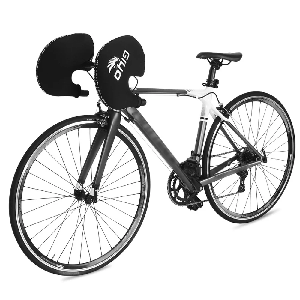 Велосипеды теплые перчатки зимний теплый ветер водостойкий руль варежки Велоспорт Термальность перчатки для велосипеда черного цвета