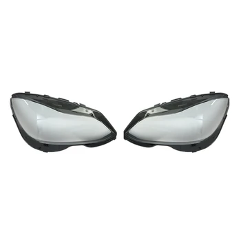 

1Pair Car Clear Headlight Headlamp Lens Cover Head Lamp Cover For Mercedes Benz E-Class W212 S212 E200L E250 E260L E280L E300 40