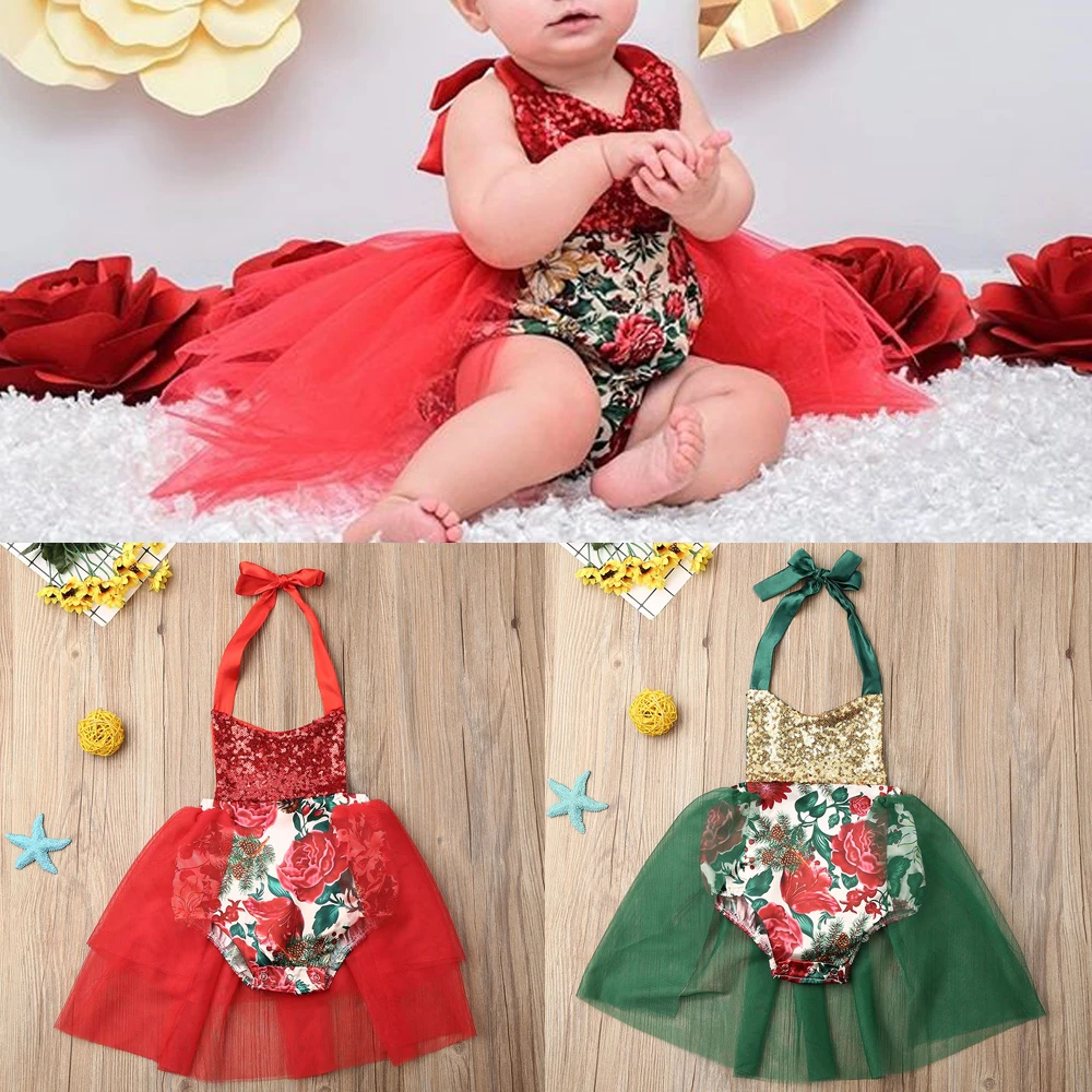 Baby-Kleinkind-Partei-ballettrёckchen-Kleidhochzeits-Geburtstags-Prinzessin Xmas