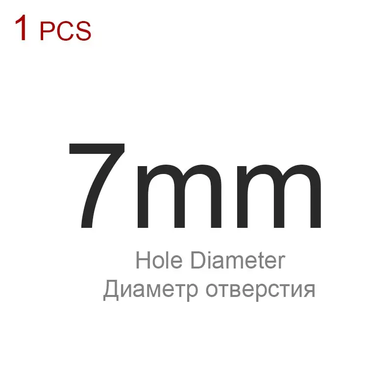 7mm 1pcs 1-40 мм Размер Кожа ремесло дырокол инструмент, DIY кожевенное ремесло Дырокол Толстая сталь ремесленный круглый пояс бумага одежда из полотна Пробивка - Цвет: 7mm 1pcs