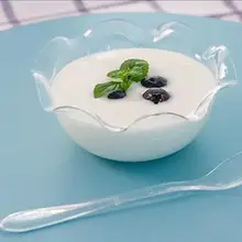 10 шт., мини кружевная чаша, одноразовые чашки для йогурта, пластиковая прозрачная чашка для мусса, десертные контейнеры для желейного пудинга без ложки и крышки