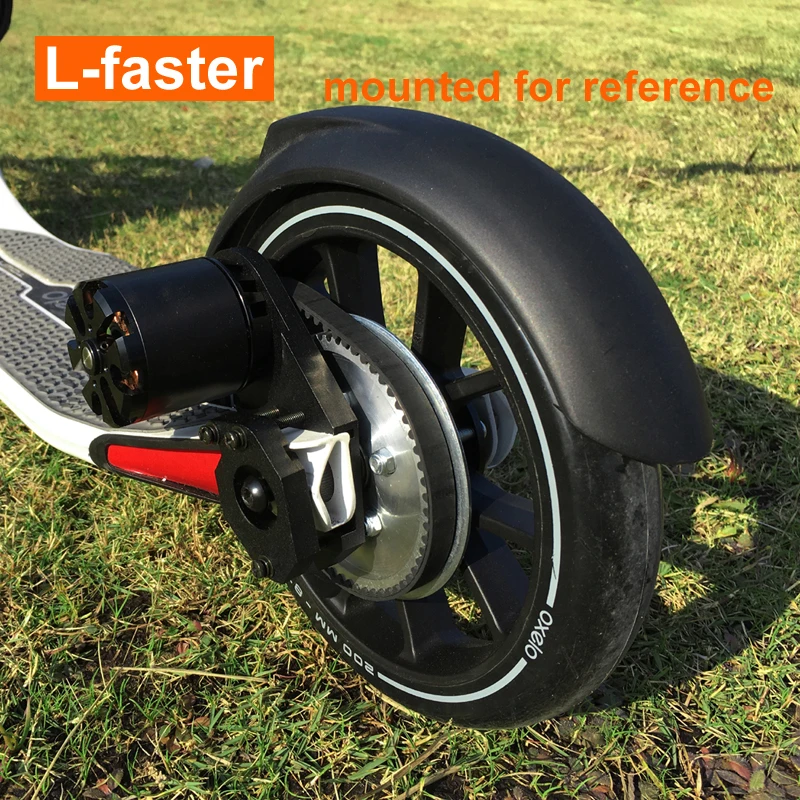 Homemade TOWN 9 Scooter Electric Drive Kit DIY Kickscooter with Belt Drive Most