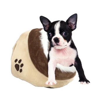 

New Cotton Pet Cat Sleep Beige Cave Pet Cat House Bed Winter Dog Cat Mat House Cat Pet Sleeping Nest For Small Puppy Cat
