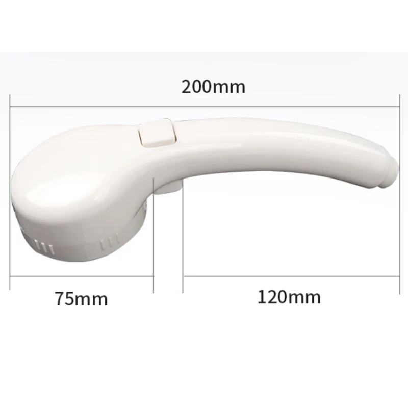 White Shower Head Ручная душевая головка высокого давления экономии воды вкл/выкл переключатель паузы японская Одиночная душевая головка - Цвет: White Shower Head