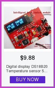 Цифровой дисплей DS18B20 Температура датчик 5 в постоянного тока Температура контроллер переключателя