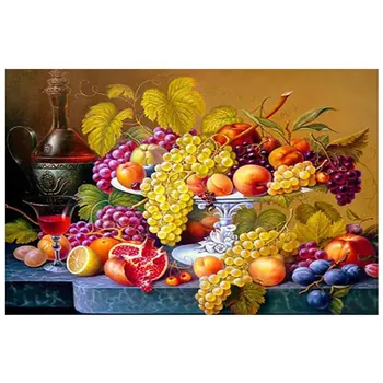

5D Diy Diamond Painting Fruit Cross Stitch Kit Wall Sticker Full Puncture Embroidery Home Decoration Diamond Painting