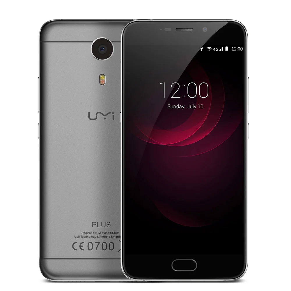 UMIDIGI Plus Смартфон Android 6,0 5," экран 4 Гб ОЗУ 32 Гб ПЗУ 5 Мп 13 МП Две камеры Быстрая зарядка