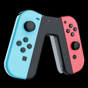 

V-shaped Fast Charging Handle Grip For Nintendo Switch JoyCon Controller Charger Dock Station NS Gamepad Stand Holder