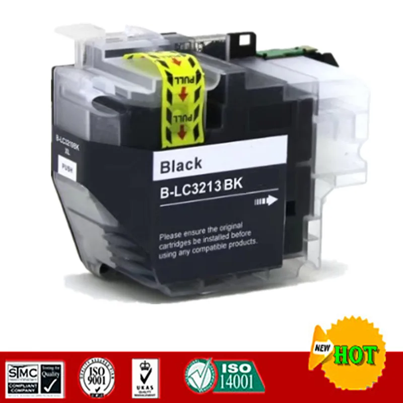 Совместимость для LC3213 чернила картридж для HP брата DCP-J772DW DCP-J774DW MFC-J890DW MFC-J895DW и т. д - Цвет: 1PCS  Black