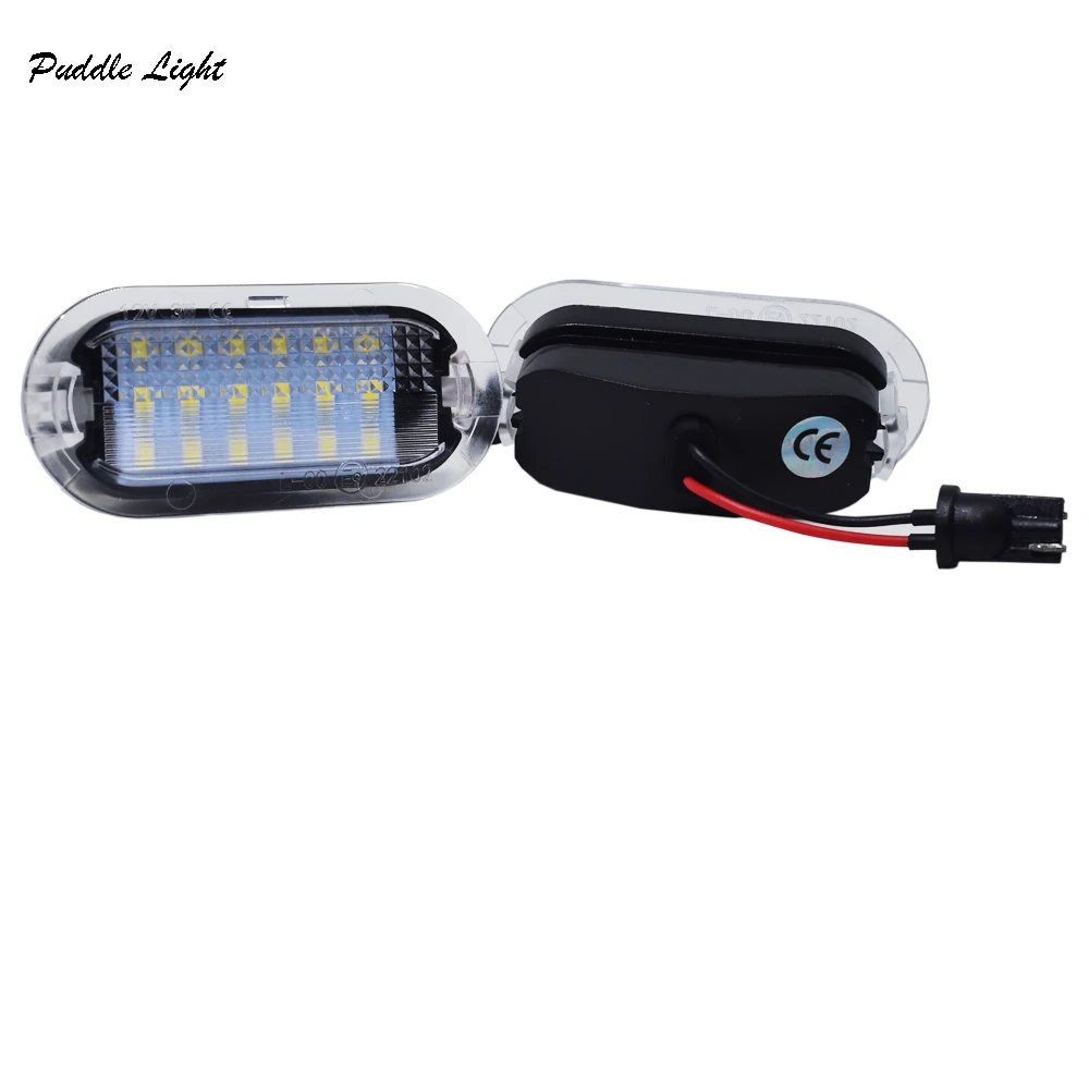 2Pcs Car Interior LED Car Door Courtesy Light For VW Beetle Bora Golf NK3 NK4 Polo Sharan Vento Touran SKODA SEAT