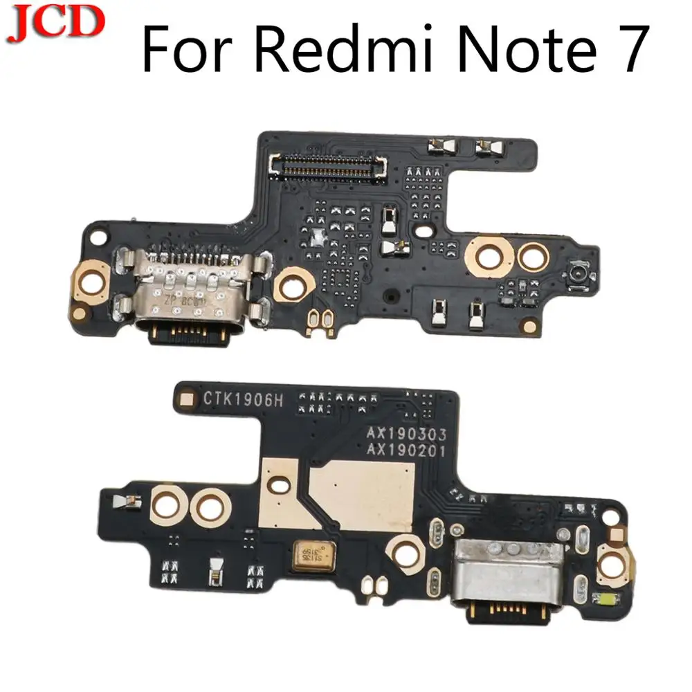 JCD Новый док-разъем зарядное устройство для Xiaomi для Redmi Note 7 USB зарядное устройство зарядный порт гибкий кабель зап. Части для соединительной