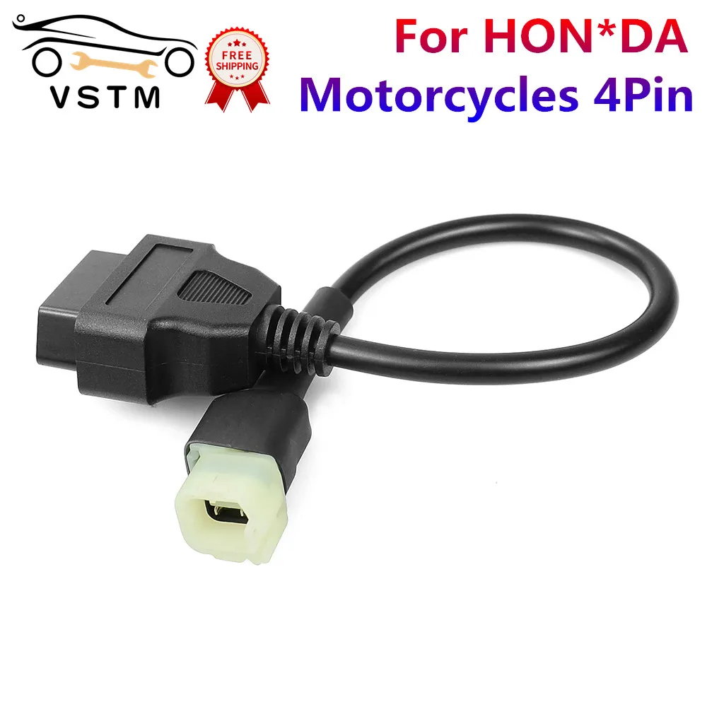 Кабель OBD 2 лучшего качества для Hon * da 3pin OBD1 адаптер OBD2 OBDII 3-контактный на