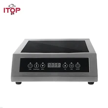ITOP 3500W Induction Cooker High Power Glass-ceramic Touch Control Energy-Saving Cooking Commercial  Induction Cooker EU Plug