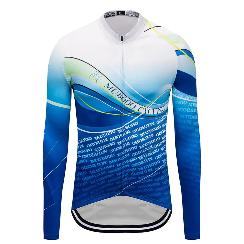 MU-030 Rapha Велоспорт Джерси для мужчин велосипед с длинным рукавом Велоспорт Джерси одежда Pro комплект женских купальных костюмов ciclismo открытый мотокросса Джерси mtb - Цвет: MU-030