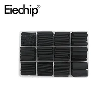 625 pces polyolefin isolou o encolhimento do jogo do tubo do psiquiatra do calor 2:1, cabo de fio bonde do envoltório isolou a tubulação sleeving impermeável