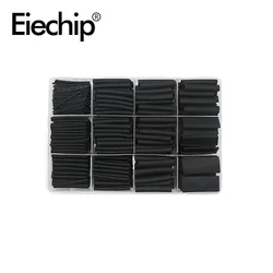 625 pces polyolefin isolou o encolhimento do jogo do tubo do psiquiatra do calor 2:1, cabo de fio bonde do envoltório isolou a tubulação sleeving impermeável