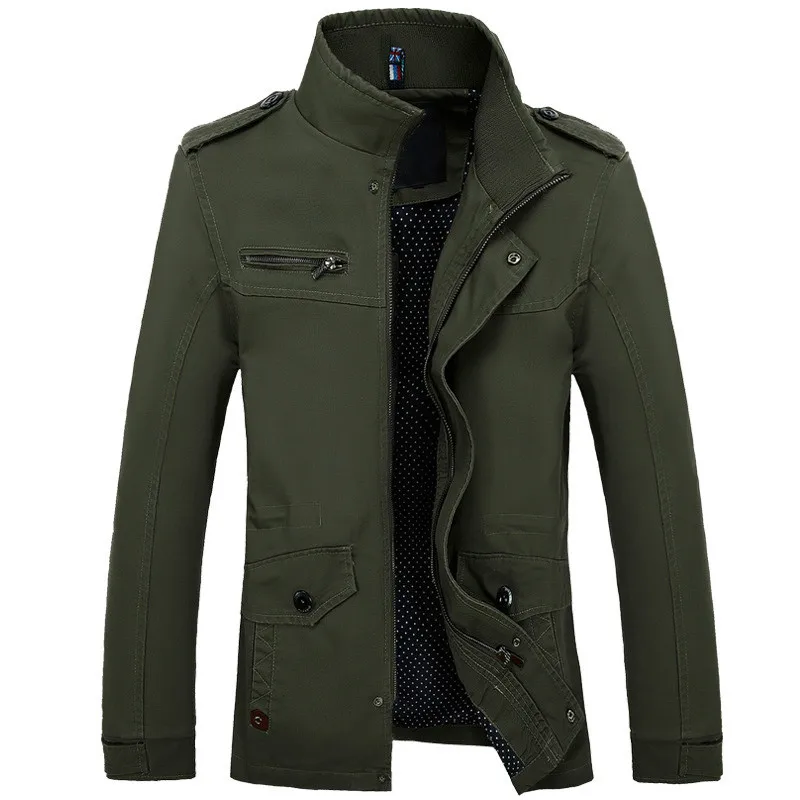 

Men Winter/Autumn Military Cotton Jacket Coat Soldier Style Army Jackets Men's Pilot Air Force Casual Windbreaker Bomber Jackets