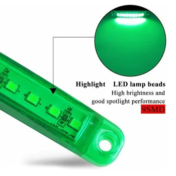 

Universal Strip light Green 20pcs Waterproof Truck Side Marker Warning