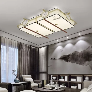 

led ceiling light modern chinese lamp iron home ceiling lighting for living room bedroom study dining room