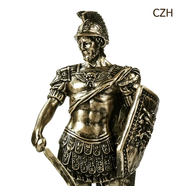Handmade Rome Soldier Resin Statue