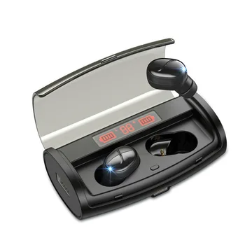 

TWS Wireless Bluetooth Earphones with Display Earphone Sleeve Headphone 8D Bass Stereo Wireless Earphone with Dual Microphone