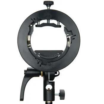 

Godox S2 Bowens Mount Flash S-type Holder Bracket for Godox V1 V860II AD200 AD400PRO Speedlite Flash Snoot Softbox