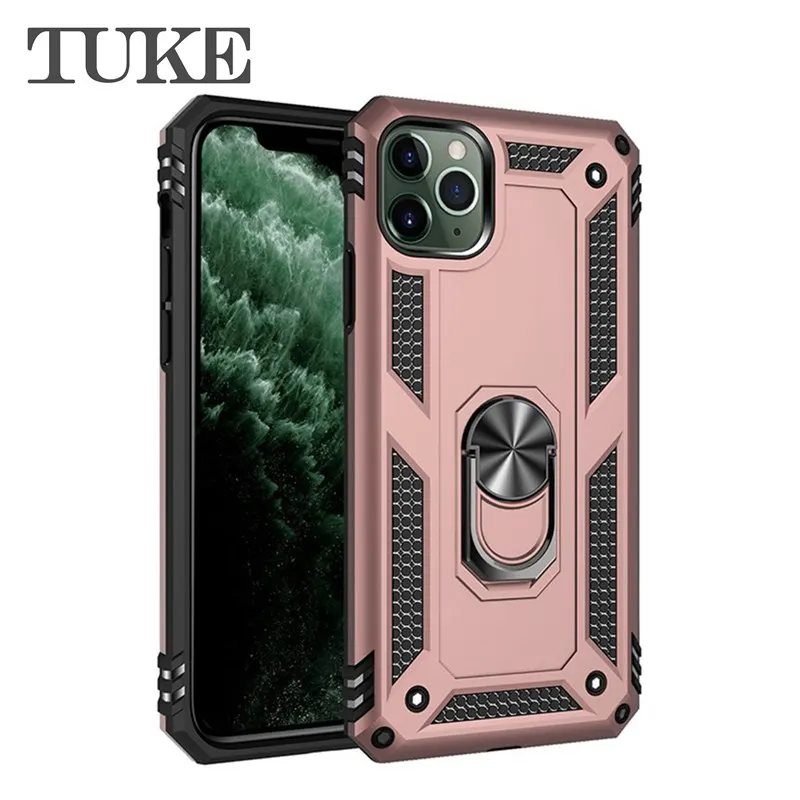 Для Motorola Moto G7 Plus чехол противоударный бронированный Магнитный чехол-держатель с кольцом для Moto G7 power G7 Play E5 E6 Z4 One Zoom силиконовый
