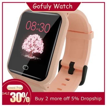

Gofuly Smart Watch Android iOS Sports Fitness Calorie Wristband Wear Smart Watches Smart Bracelet Band With Heart rate #30