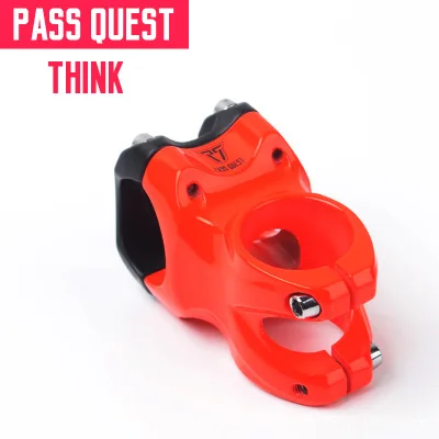 Pass Quest 31,8 мм 28,6 мм велосипедный стержень 0 градусов 45 мм сплав для горного велосипеда для ENDURO/DJ/AM/FR/DH MTB Запчасти для велосипеда - Цвет: Paint red