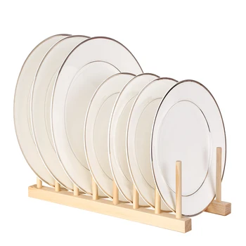 

Multi-purpose Wooden Dish Rack Dishes Drying Drainer Storage Stand Holder Kitchen Cabinet Organizer for Dish/Plate/Bowl/Cup
