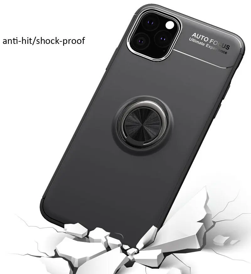 Для iphone 11/11 pro/pro max защитный корпус для телефона чехол Невидимый кронштейн с автомобильным магнитным покрытием все включено